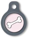 Blucky Bone Rose Dog Tag small