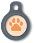 Blucky Wild Paw Pastel Orange Dog Tag small - dogshop