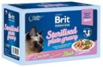 Brit Premium by Nature Cat Delicate Fillets in Gravy Family Plate Sterilised 12x85g nedves táplálék szószban felnőtt ivartalanított macskáknak