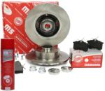  FÉKBETÉTEK + TÁRCSÁK csapággyal hátul 200801140