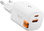 Spigen Incarcator de retea 2x Type-C, 35W, Fast Charging, Quantum Boost - Spigen Essential White (KF2361257) - pcone