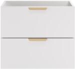 Comad Aster White szekrény 60x45.6x50 cm mosdókagyló alá akasztható fehér ASTER WHITE 82-60-46-2S (ASTERWHITE8260462S)