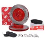  FÉKTÁRCSÁK + BETÉTEK elöl SUBARU - pepita - 44 204 Ft