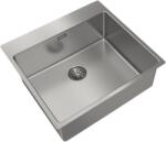 Teka Forline acél mosogató szifonnal 54x51 cm acél 115000082 (115000082)