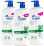 Head & Shoulders Menthol Fresh korpásodás elleni sampon (3x800 ml)