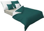  Szatén ágyneműhuzat-garnitúra 220x200 DOUBLE FACE zöld és világos szürke