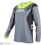 O'NEAL Tricou copii O'NEAL ELEMENT FR HYBRID, gri/galben (XL)