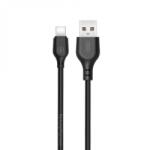 XO Cablu USB-A la USB type C 2.1A 2m Negru, XO NB103 (XO-NB103-2M)