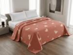  Ágytakaró ORANGE HEART, rózsaszín Méret: 170 x 210 cm