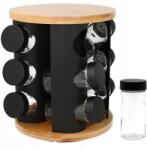 Brunbeste Fűszertartó Állvány 12 Fűszertartóval Brunbeste Fekete Konyhai (2735)