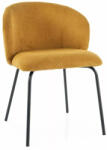 SIGNAL MEBLE Kevin Vardo Étkezőszék Curry Szövet Fekete Vázzal (SIG-KEVINVACCU)
