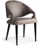 ATREVE VENLO Kárpitozott Szék Szürke Bársony Arany Lábakkal (ATE-VENLCHSTGR1XXXP)