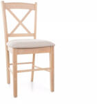 SIGNAL MEBLE CD-56 Kaucsukfa Étkezőszék Világos Bézs Kárpittal (SIG-CD56JBE)