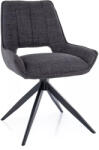 SIGNAL MEBLE Tello Bjorn Forgó Szék Sötétszürke Szövet Fekete Vázzal (SIG-TELLOBJCCSZ) - prodis