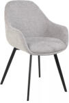 SIGNAL MEBLE Vinto Brego Szürke Étkezőszék Fekete Fém Vázzal (SIG-VINTOBRCSZ)