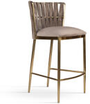 Atreve Hordia Bárszék 60 Bársony Bézs Arany Lábakkal (ATE-HORDH6XXBGEBCGI)