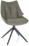 SIGNAL MEBLE Coda Vardo Forgó Étkezőszék Olívazöld Szövet Fekete Vázzal (SIG-CODAVACOL) - prodis