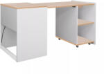 SIGNAL MEBLE Duo Kihúzható Íróasztal Laminált Tölgy-Fehér (SIG-DUODB) - prodis