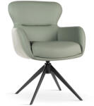 ATREVE HEATHER Forgó Fotel Jáde Zöld/Fekete (ATE-HEATCHXXJENBCKI)