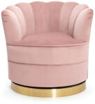Atreve SISI Forgó Fotel Rózsaszín Bársony Arany Talppal (ATE-SISIARXXLPIGLDI)