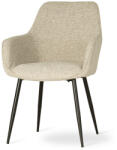 ATREVE NANO Forgó Kárpitozott Szék Bézs Fekete Lábakkal (ATE-NANOCHXXKKIBCKI)