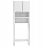 ModernHome Fürdőszobai mosógép szekrény fehér szekrény polcokkal 183 cm ModernHome (RH1908-45)