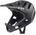 Cratoni Madroc fullface bukósisak, kamera adapterrel, M/L (58-61 cm), matt fekete
