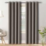  Draperie OXFORD maro-gri 140x250 cm Agatat: Inele metalice