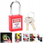  38 Mm-es Reteszelő Lakat Loto Lockout Piros Munkavédelem (1811210016712)