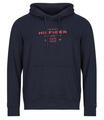 Tommy Hilfiger Pulóverek OVAL GRAPHIC HOODIE Kék EU M