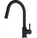 Franke Konyhai csaptelep, kihúzható kifolyócső, fekete matt, kerámia fej (115.0626.053)