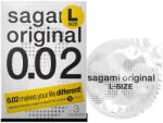 Sagami Original 0, 02 L - óvszer - 58mm (3db) - sexshopcenter