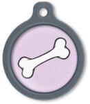 Blucky Bone Pastel Purple Dog Tag large - falatozoo