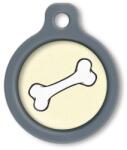 Blucky Bone Pastel Yellow Dog Tag medium - falatozoo