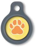Blucky Wild Paw Yellow Dog Tag small