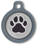 Blucky Wild Paw Grey Dog Tag medium - falatozoo