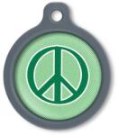 Blucky Graffiti Turquoise Green Dog Tag large - falatozoo