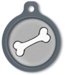 Blucky Bone Grey Dog Tag large