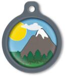 Blucky Colorado Dark Blue Dog Tag large - falatozoo