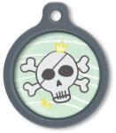 Blucky Pirate Turquoise Green Dog Tag large