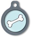Blucky Bone Pastel Turquoise Dog Tag medium