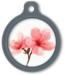 Blucky Sakura Pastel Orange Dog Tag large - falatozoo