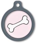 Blucky Bone Rose Dog Tag large