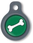 Blucky Bone Dark Green Dog Tag small