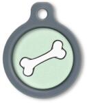Blucky Bone Pastel Green Dog Tag medium