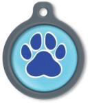 Blucky Wild Paw Turquoise Blue Dog Tag large