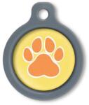 Blucky Wild Paw Yellow Dog Tag medium