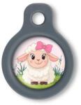 Blucky Baby Lamb Girl Rose Dog Tag small