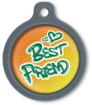 Blucky Graffiti Orange Dog Tag large