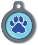 Blucky Wild Paw Turquoise Blue Dog Tag medium - falatozoo